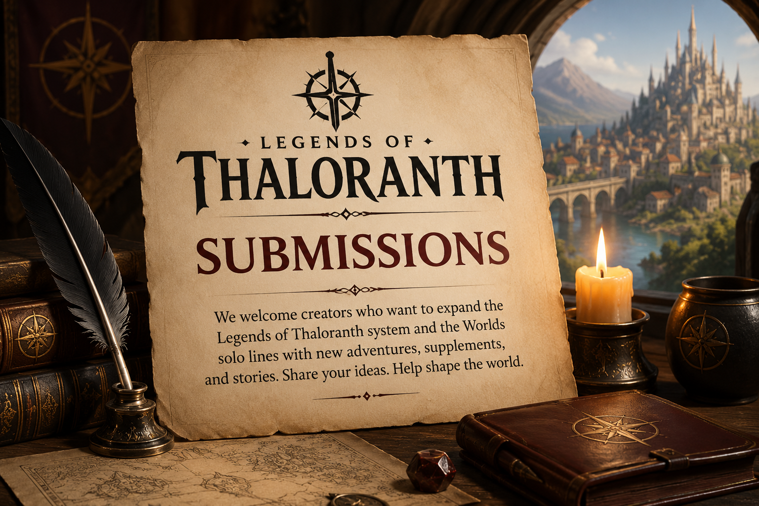 Legends of Thaloranth submissions for creators