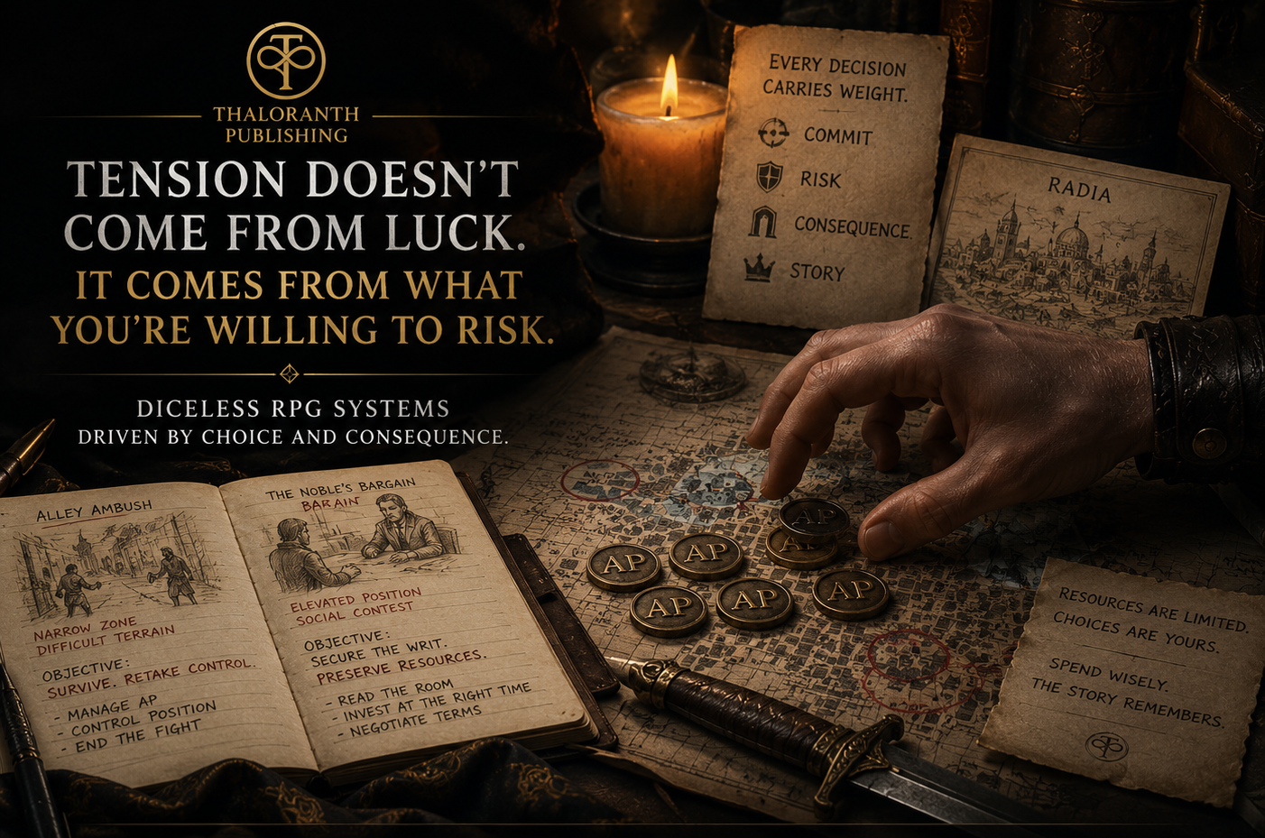 Why Diceless Tabletop RPGs Work