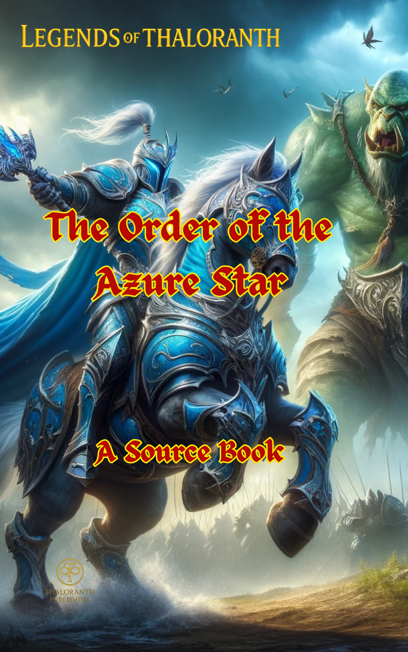 Order of the Azure Star Sourcebook cover for Legends of Thaloranth fantasy roleplaying game
