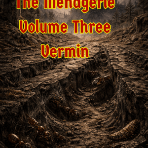 Legends of Thaloranth: Menagerie Volume Three: Vermin cover featuring insects, reptiles, rodents, swarms, and other vermin from the fantasy world of Vaeloraranth.