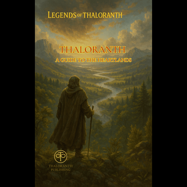 The Legends of Thaloranth: A Guide to the Heartlands explores the Kingdom of Thaloranth in greater detail, introducing its duchies, landscapes, settlements, history, cultures, and people. Building upon A Guide to Vaeloraranth, this volume provides the foundation for regional adventures while serving as the gateway to the expanding collection of duchy guides, city gazetteers, campaigns, and setting supplements. Whether you're creating a hometown, planning a campaign, or exploring the kingdom beyond the major cities, the Heartlands bring the living realm of Thaloranth into sharper focus.